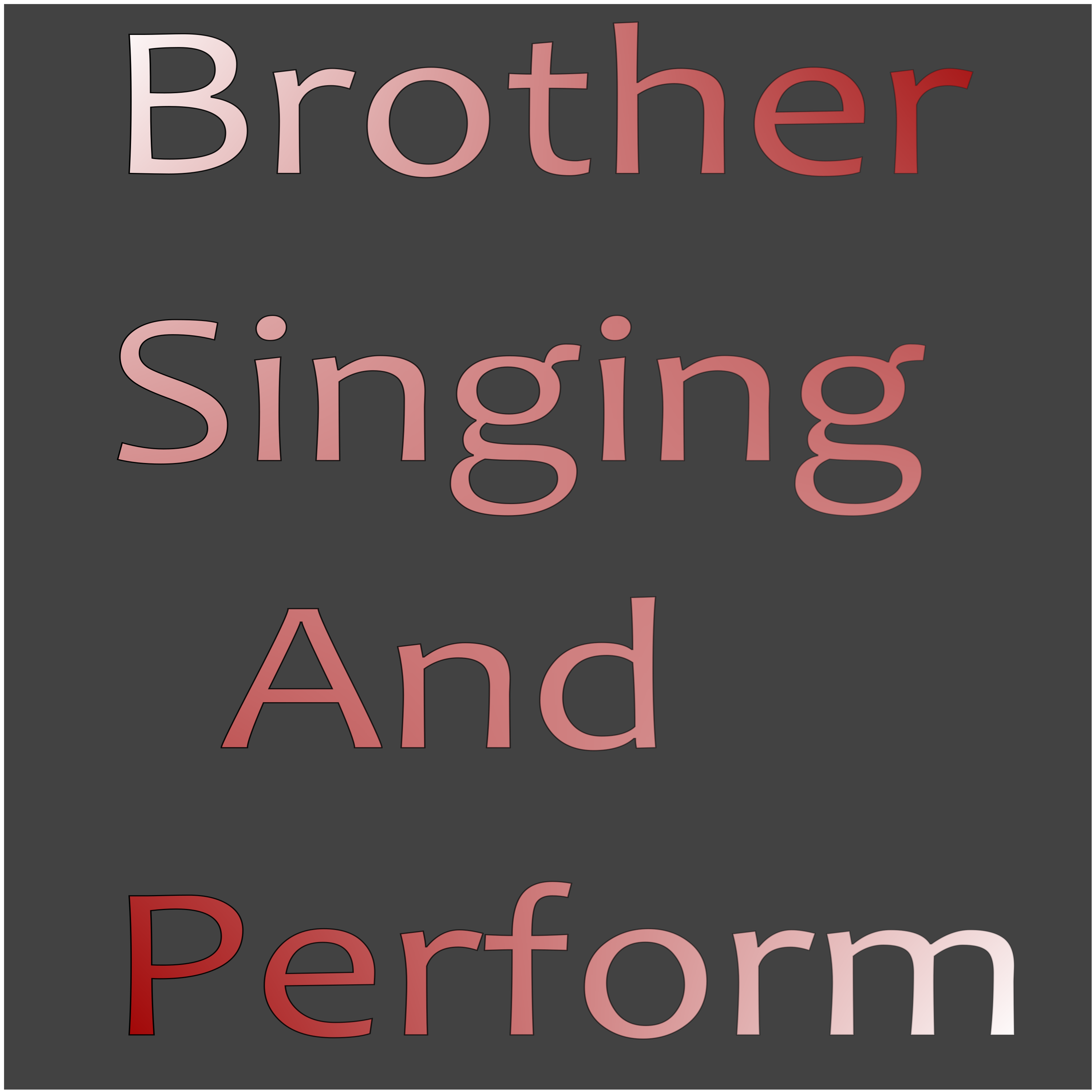 Brother Singing And Perform
